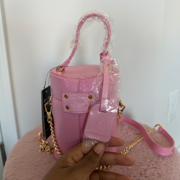NWT Tote & Carry Pink Mini Barrel Purse - Picture 4 of 7